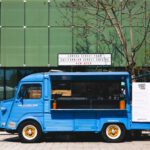 Food Truck - blue vehicle