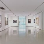 Art Gallery - assorted paintings on white painted wall